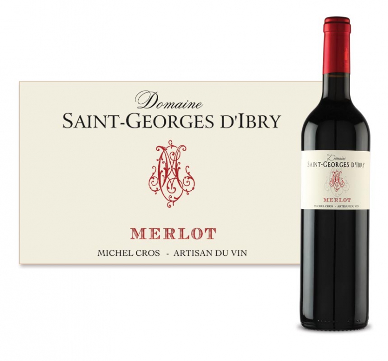 Merlot rouge. Crdits : saintgeorgesdibry.com 2014